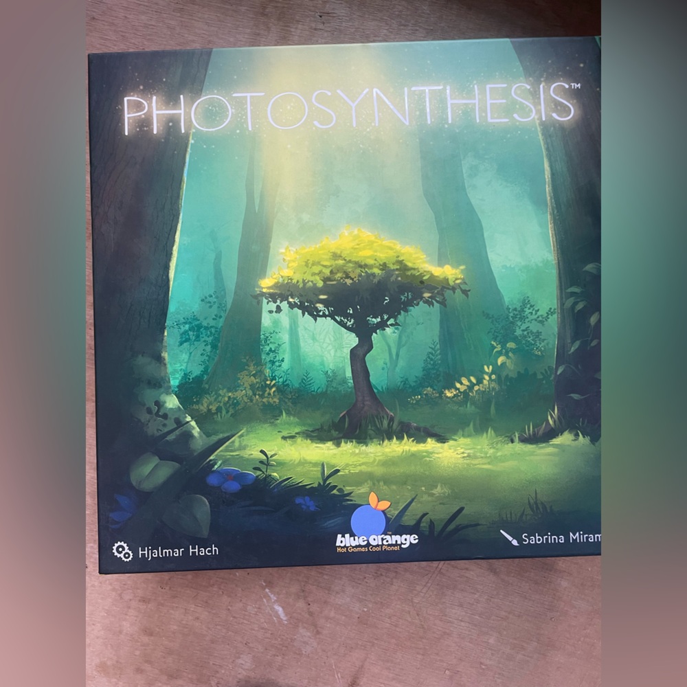 Photosynthesis Board Game Box - Green Forest Artwork